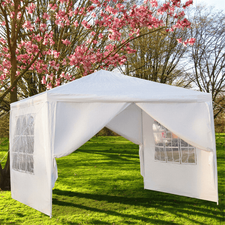 3X3M Oxford Cloth 4 Side Walls Party Tent Walls Side Waterproof Garden Patio Outdoor Sunshade Shelter Sidewall - MRSLM