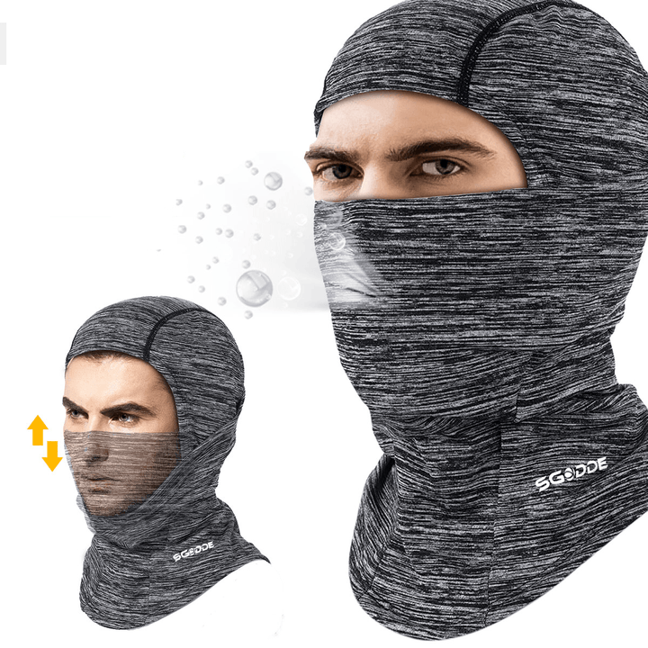 SGODDE Balaclava Face Neck Gaiter Breathable Windproof Head-Wear Skiing Mask Outdoor Sports Electric Bike Scooter Motorcycle - MRSLM