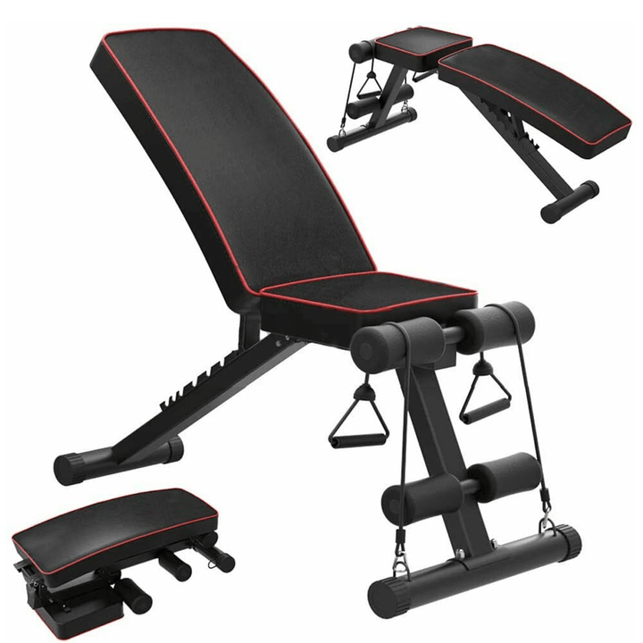 Adjustable Folding Sit up Benches Abdominal Muscle Training Machine Utility Home Gym Fitness Equipment - MRSLM