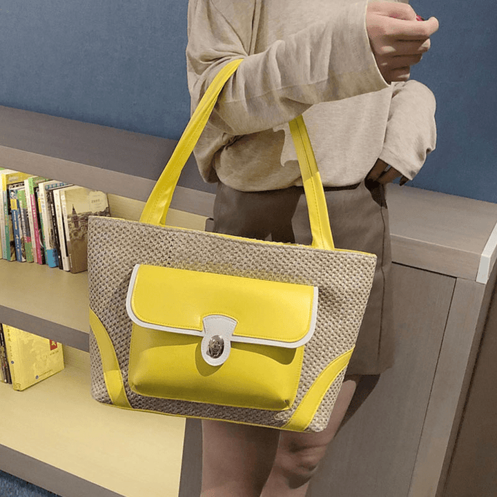 Women Casual Large Capacity Multifunction Handbag Shoulder Bag - MRSLM