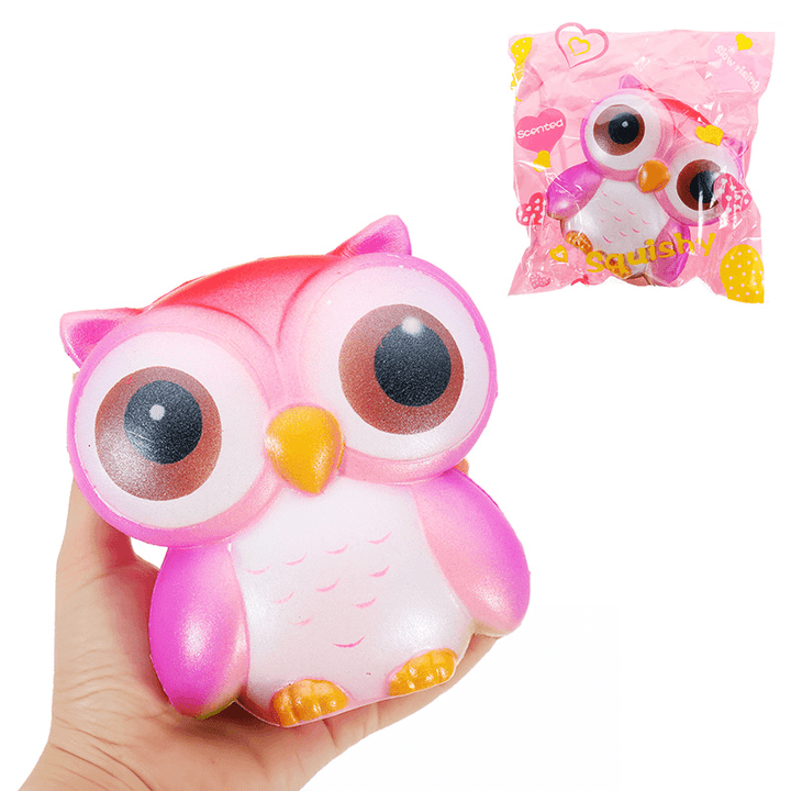 Galaxy Owl Squishy 12.5*12*7Cm Sweet Soft Slow Rising Collection Gift Decor Toy Original Packaging - MRSLM