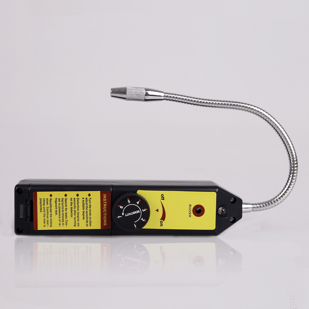 WJL-6000 MYLB Refrigerant Halogen Freon Leak Detector A/C R134 R410A R22 Air Gas HVAC Tool Black Gas Leak Detector - MRSLM