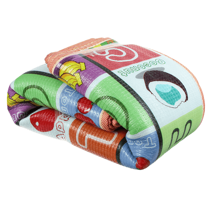 1.2/1.5/2X1.8M Waterproof Non-Slip Baby Kids Floor Play Mat Children Game Blanket Crawling Carpet Cushion Pad - MRSLM