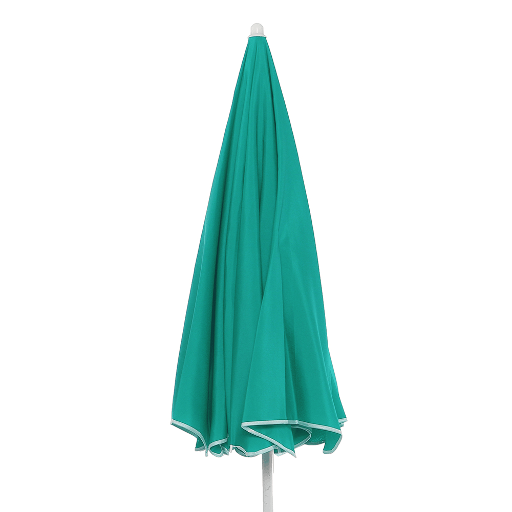 1.8M 8 Ribs Steel Poles Beach Umbrella Adjustable Garden Patio Parasol Sunshade - MRSLM