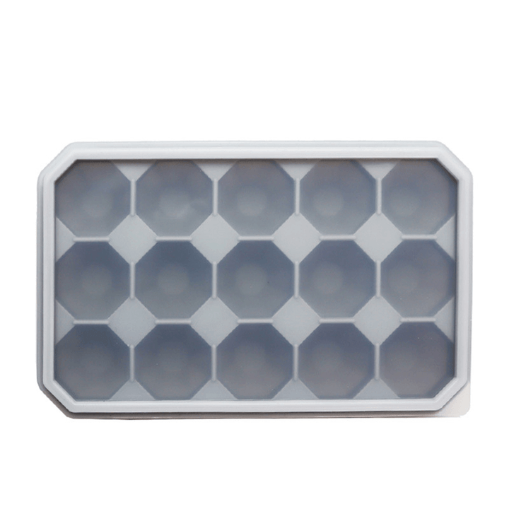 15 Grid Diamond Ice Tray Silicone Stackable Square Kitchen Ice Mold Set for Home Kitchen Accessories - MRSLM