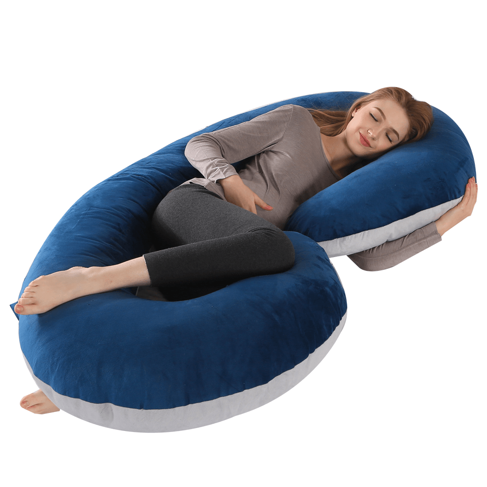 140 X 70Cm Full Body U Shape Pillow Soft Breathable Sleeping Support Pillow for Side Sleepers - MRSLM