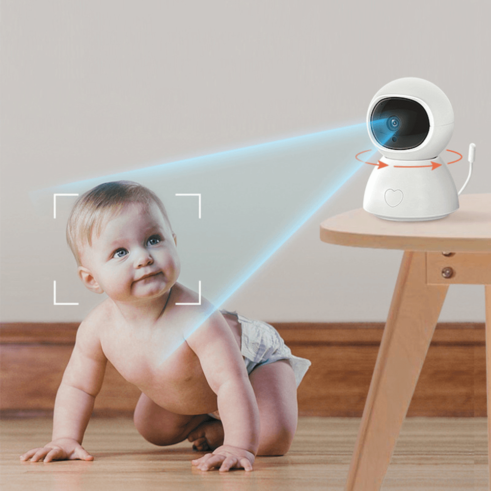 INQMEGA Smart 1080P HD Wifi IP Camera Baby Monotor 355° PTZ Rotation Two Way Audio Baby Care Amazon Alexa Google Home Voice Video Control Indoor Camera - MRSLM