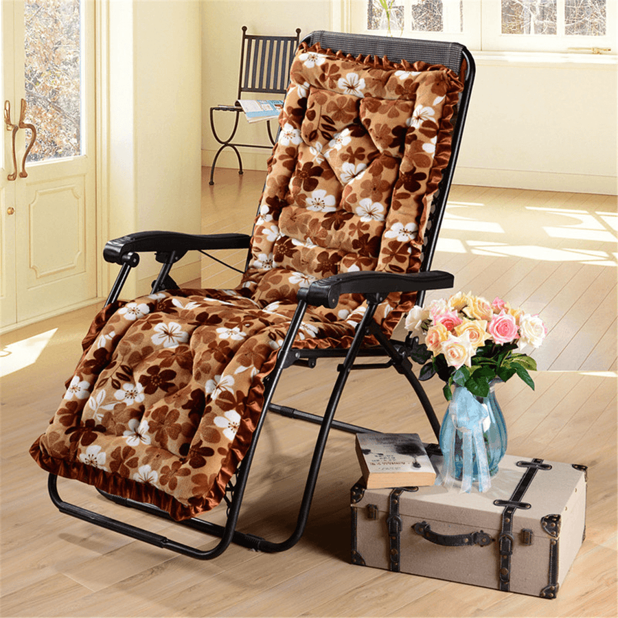 Lounge Thicken Relax Rocking Chair Cushion Washable Soft High Back Mat Comfortable Printed Seat Pad for Recliner - MRSLM