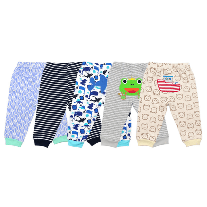 Fashionable and Simple Baby Cartoon 5-Piece Pants - MRSLM