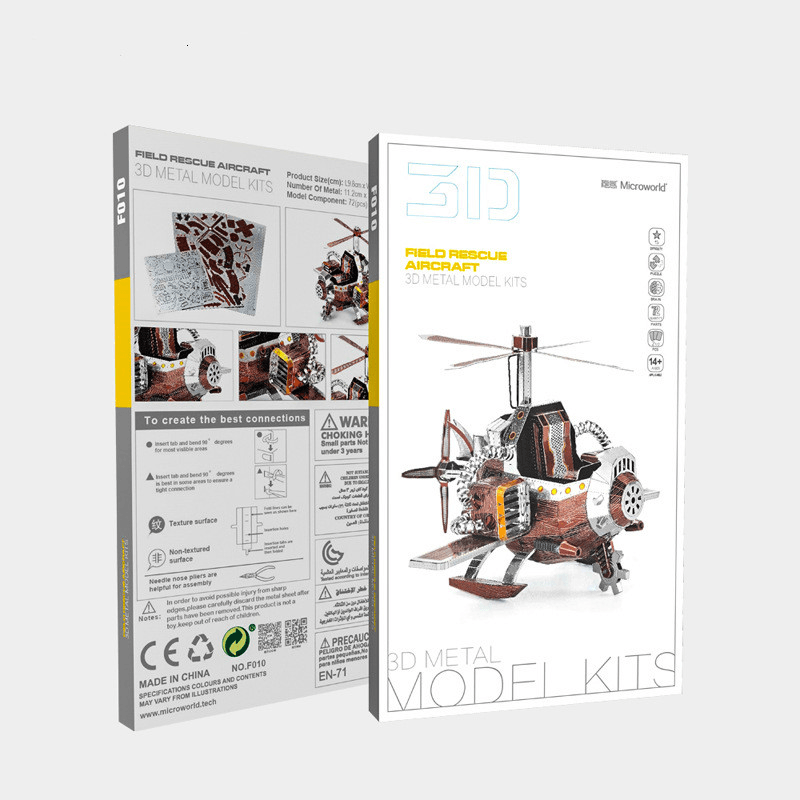 Battlefield Rescue Creative Gift Toy Metal Puzzle Toy - MRSLM