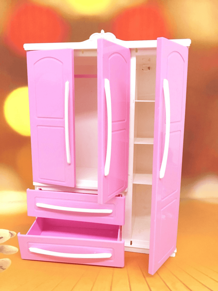 ABS Material Wardrobe, Doll Play House Wardrobe, Doll Wardrobe, - MRSLM