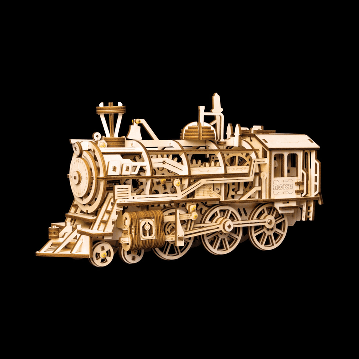 Steam Train 3D Three-Dimensional Puzzle Mechanical Intelligence Toy - MRSLM