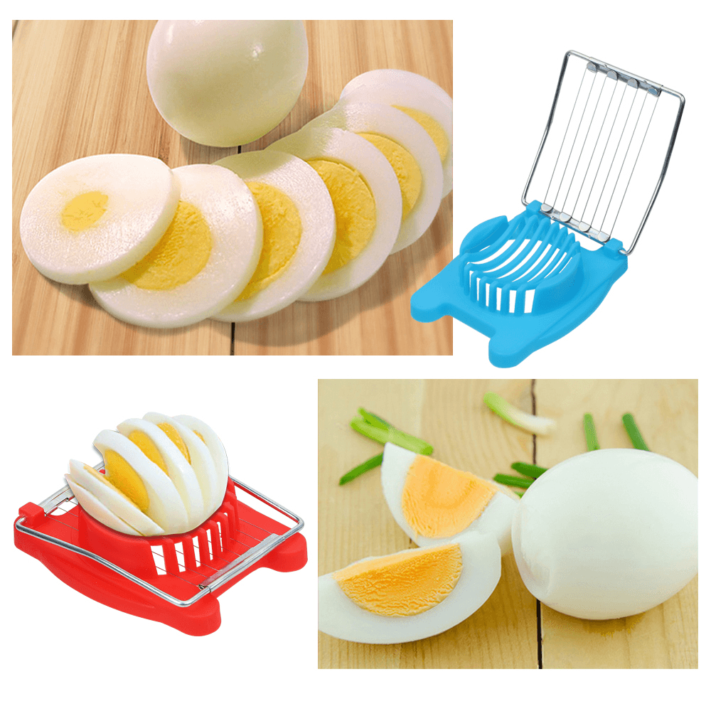 1PC Stainless Steel Cut Egg Slicer Sectioner Cutter Mold Multifunction Eggs Splitter Cutter Kitchen Tools Egg Tool - MRSLM