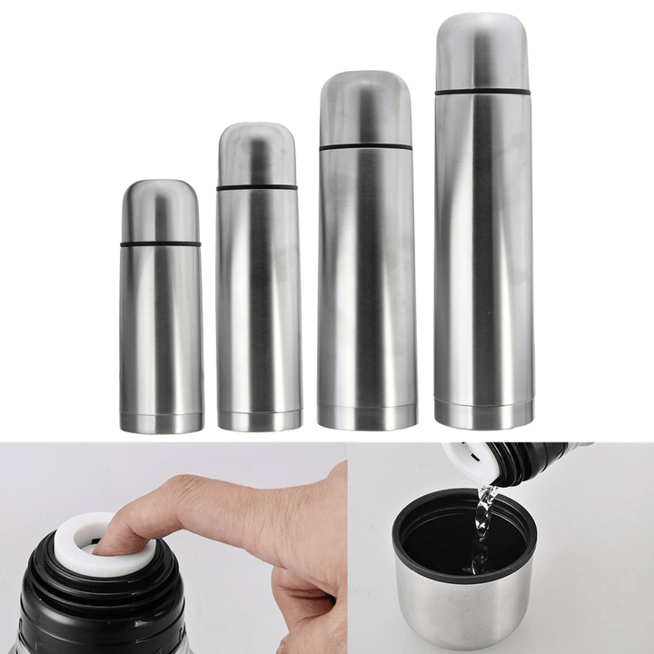 350/500/750/1000Ml Stainless Vacuum Cup Bottle Maintain Warm Travel Home Storage Warm Water Bottle - MRSLM