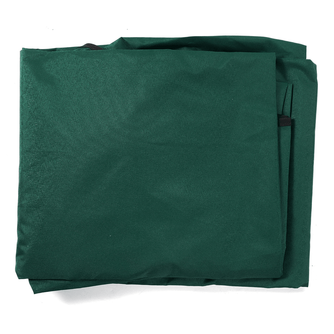 2/3 Seater Size Green Uv-Proof Outdoor Garden Patio Swing Sunshade Cover Waterproof Canopy Seat Top Cover - MRSLM