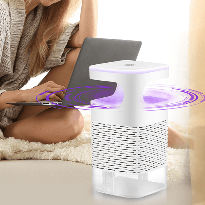 UV Mosquito Killer Lamp USB Repellent Mosquito Dispeller Light with Colorful Night Light - MRSLM