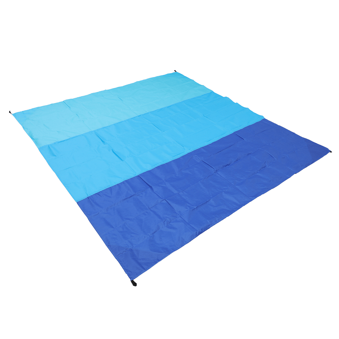 SGODDE 210X200Cm Picnic Mat Sand-Proof Waterproof Beach Blanket Lightweight Folding Camping Travel - MRSLM