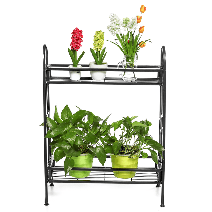 Plants Stand Flower Rack Metal Flower Stand Indoor Plant Shelves Plants Stand Garden Ornaments Indoor Outdoor - MRSLM