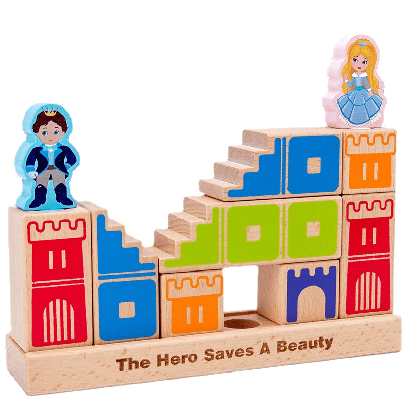 The Prince Saves the Princess Early Childhood Education Educational Wooden Toys - MRSLM