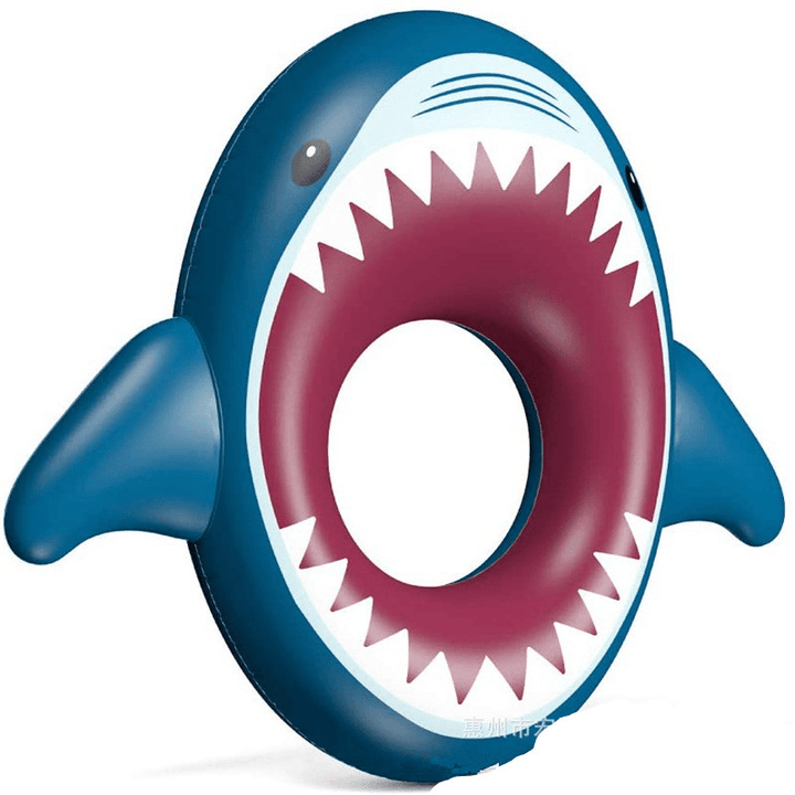 Big Mouth Shark Inflatable Swimming Circle Adult Children'S Swimming Circle - MRSLM