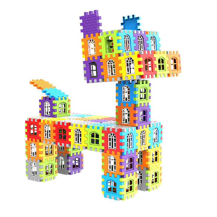 Children'S Large Particle Square Plastic Building Blocks Educational Toys - MRSLM