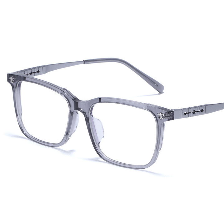 New Black Plate Pure Titanium Krona Spectacles Frame - MRSLM