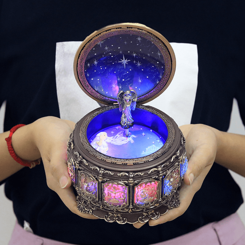 Twelve Constellation Resin Music Box Music Box Crafts Creative Birthday Gift - MRSLM