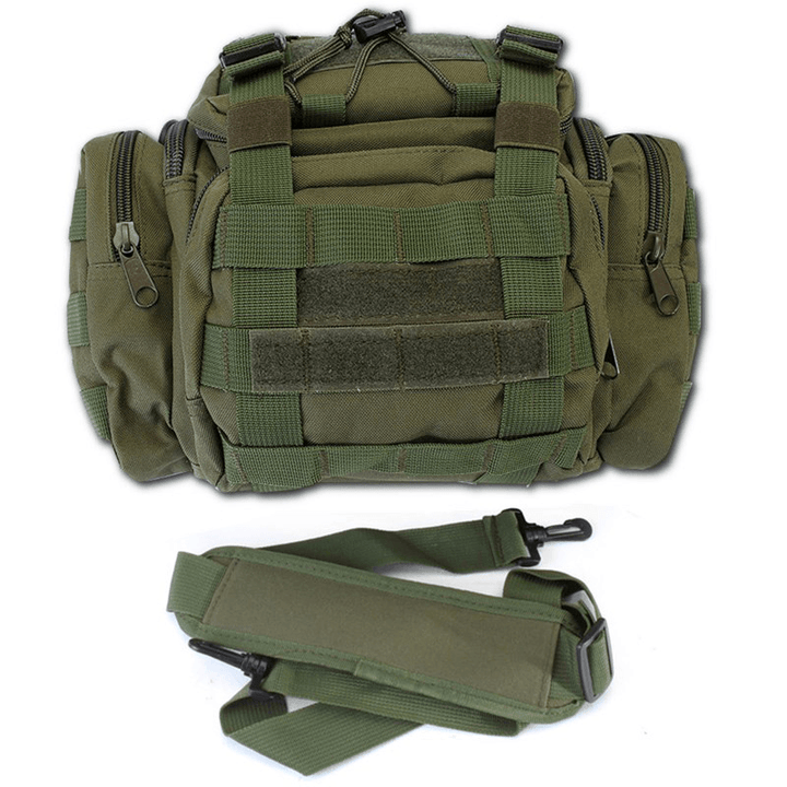 Outdoor Tactical Molle Backpack Camera Shoulder Pack Bag Waist Pouch Hiking Camping Travel Handbag - MRSLM