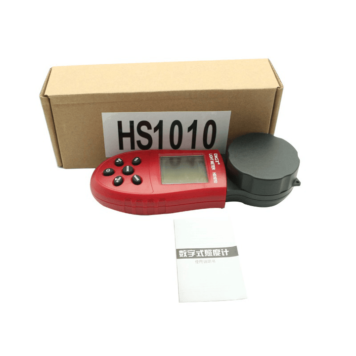 HS1010 Integrated Automatic Range Lux Meter Digital Display Illuminance Tester Electronic Handheld Light Meter - MRSLM