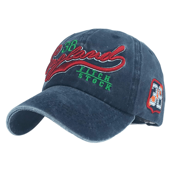 Fashion Simple Embroidery Baseball Cap - MRSLM