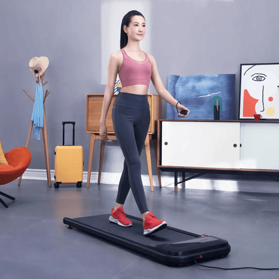 [EU Direct] UREV0 U1 Fitness Walking Pad Ultra Thin Smart Treadmill Exercise Gym Equipment Remote Control LED Display Outdoor Indoor - MRSLM