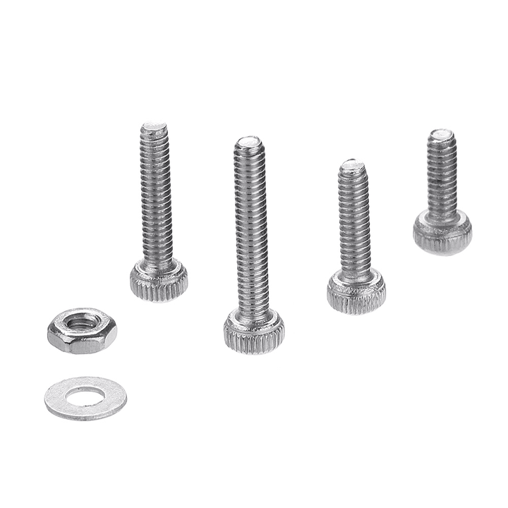 Suleve™ M2SH1 240Pcs M2 Hex Socket Cap Head Screw 304 Stainless Steel Washer Nut Assortment - MRSLM