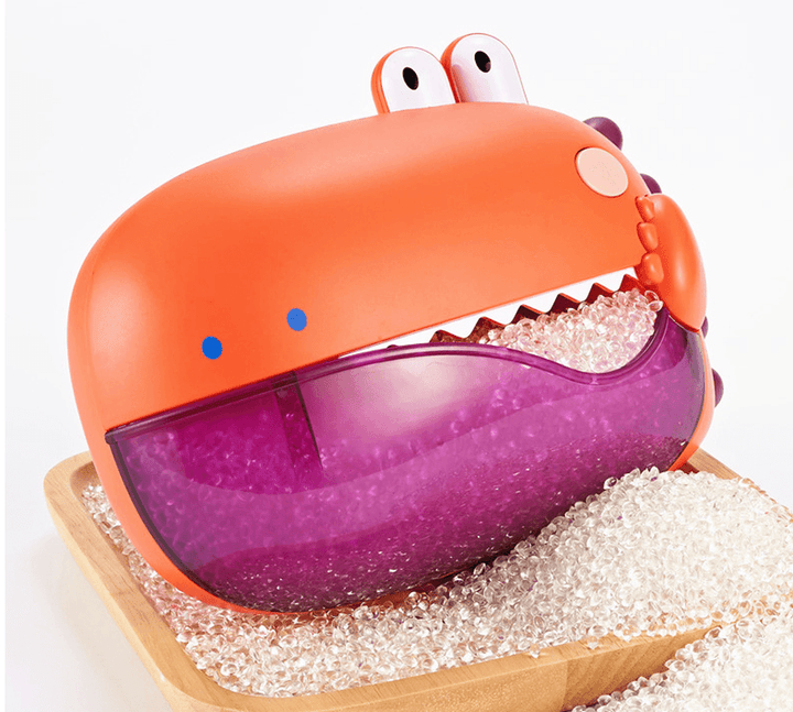 Bathroom Bathing Water Toy Automatic Dinosaur Bubble Baby Shower Crab Spitting Bubble - MRSLM