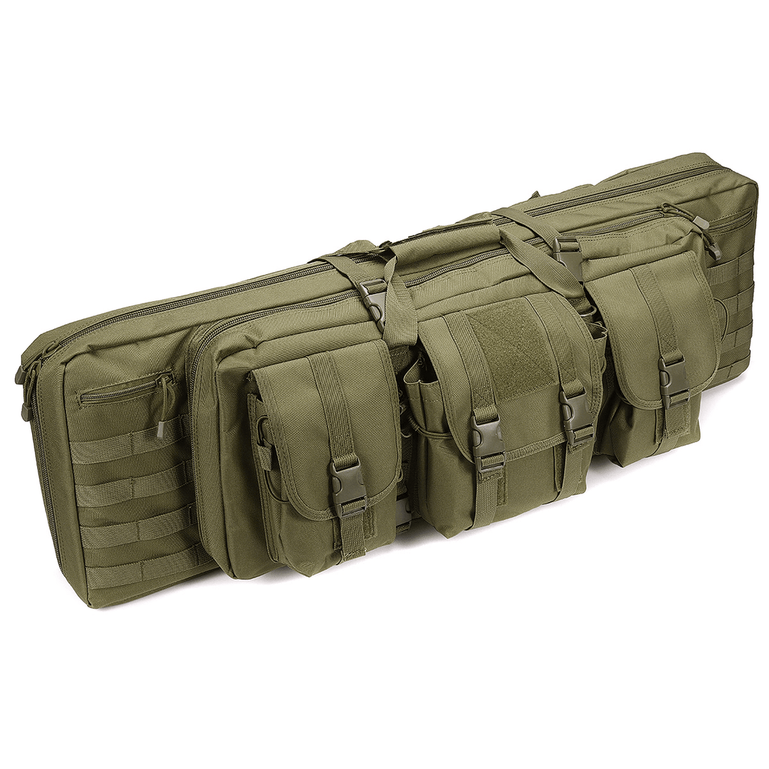 36Inch Tactical Camouflage Fishing Tackle Camping Bag Multifunctional Storage Bag Double Padded Backpack - MRSLM