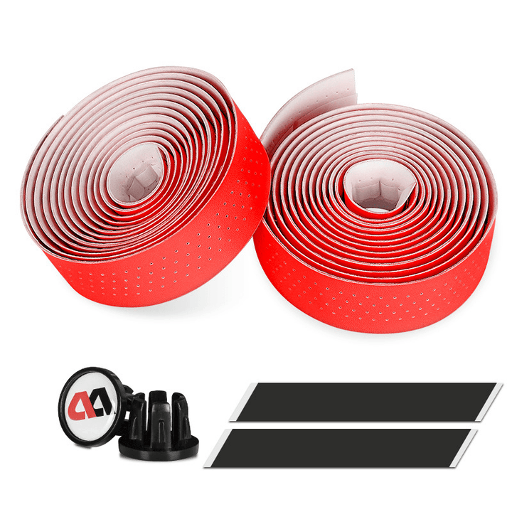 WEST BIKING 2PCS Soft Bicycle Handlebar Strap Anti-Slip Wear-Resistant EVA Bike Handlebar Tape Road Bike Grip Tape - MRSLM