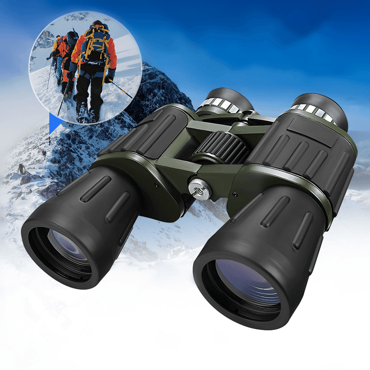 60X50 Military Army Zoom Powerful Telescope HD Hunting Camping Night Vision Binoculars - MRSLM