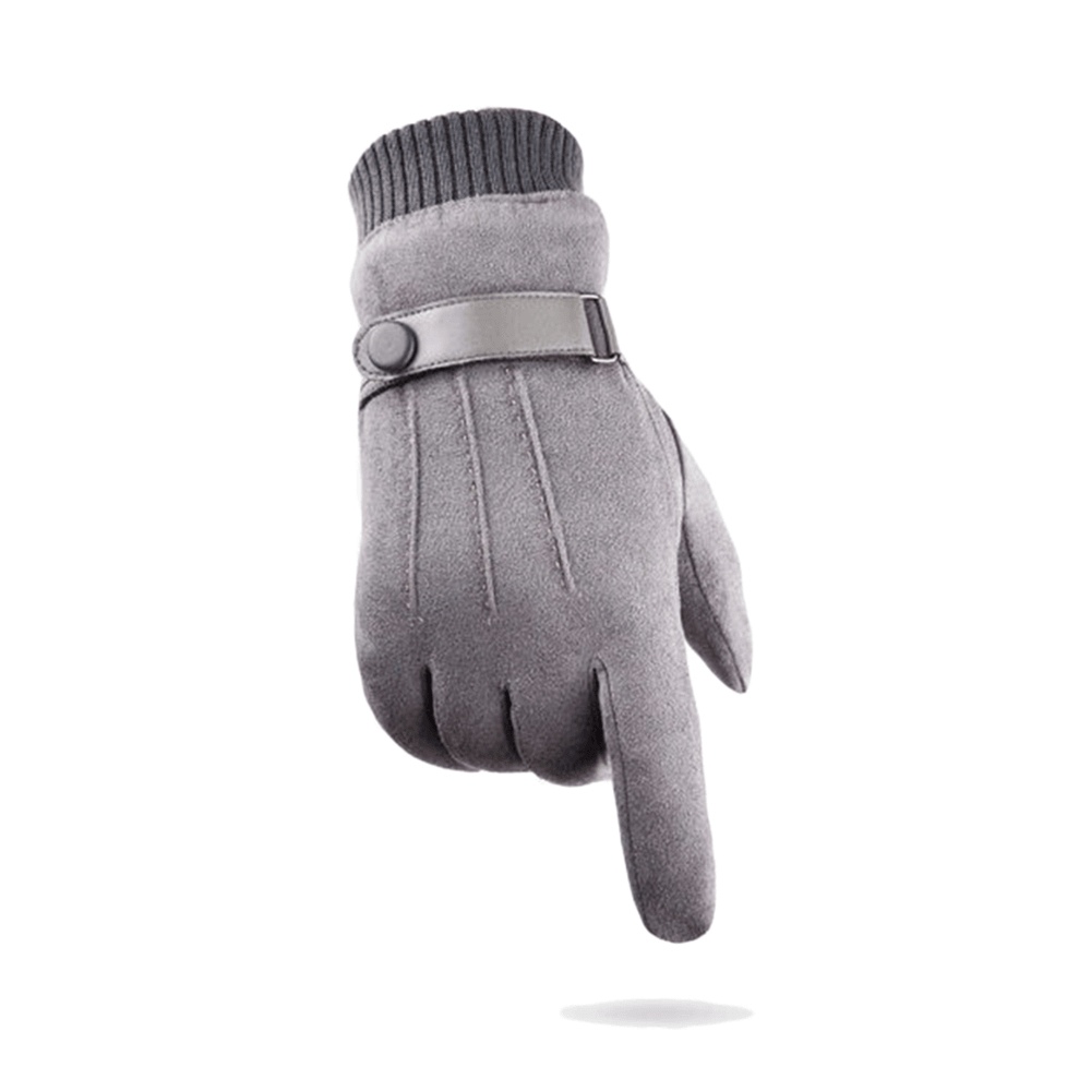 Men'S Winter Suede Gloves - MRSLM