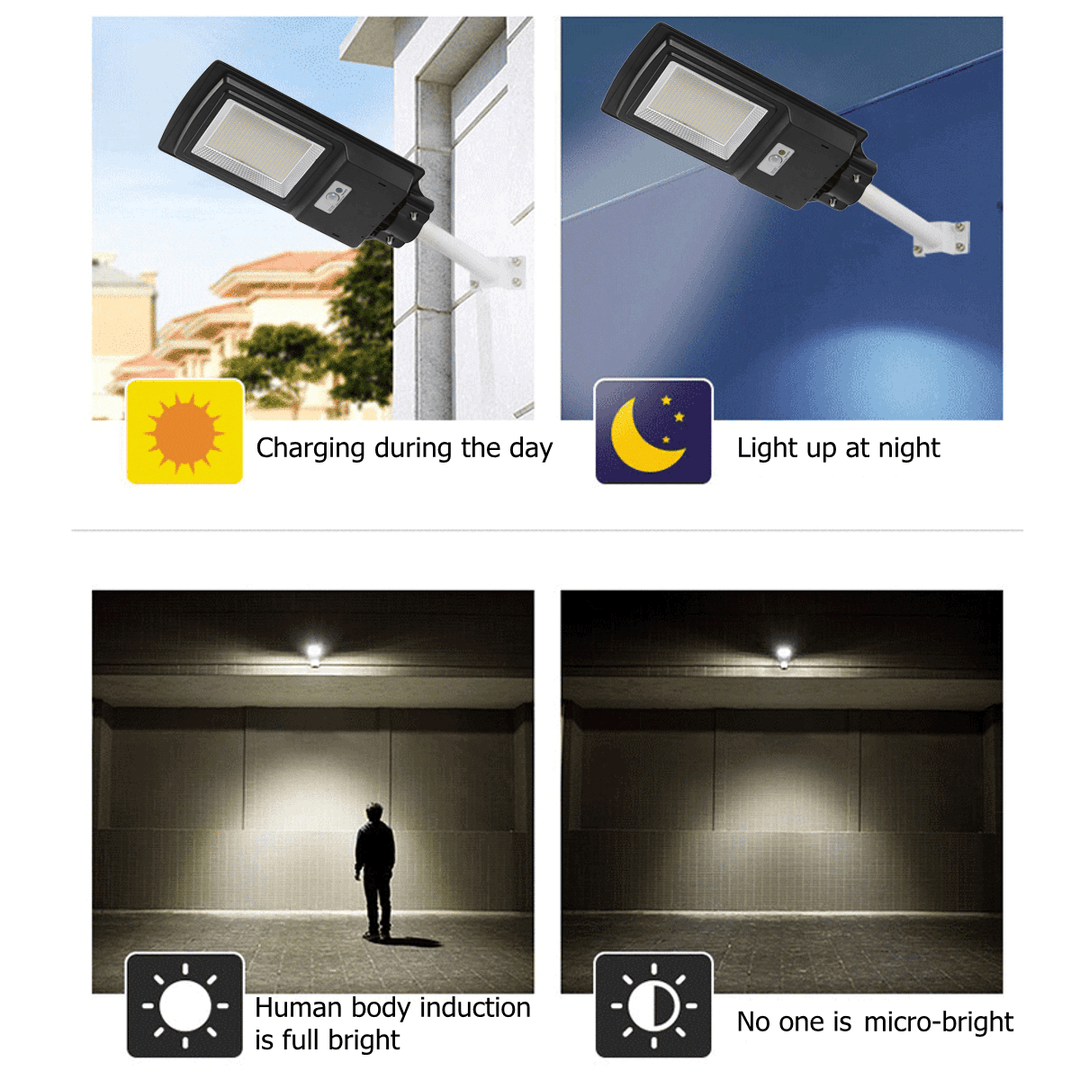 23*47.5CM 360W 462 LED Solar Street Light with Remote Controller - MRSLM