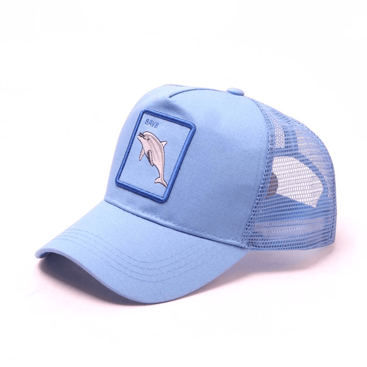 Exclusively for Animal Embroidery Net Cap Baseball Cap Hip-Hop Hip-Hop Cap - MRSLM