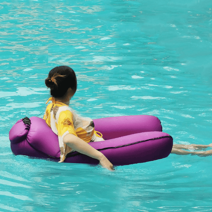 Swimming Inflatable Floating Chair Children Adult Water Float Seat Lightweight Noodle Pool Bed Max Load 200Kg - MRSLM