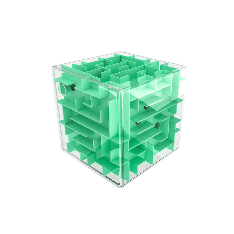 Three-Dimensional Maze and Rubik'S Cube Drop-Resistant Piggy Bank Toy - MRSLM