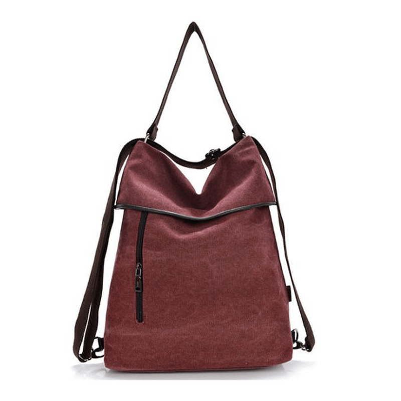 Women Canvas Handbags Girls Casual Shoulder Bags Backpacks Crossbody Bags - MRSLM