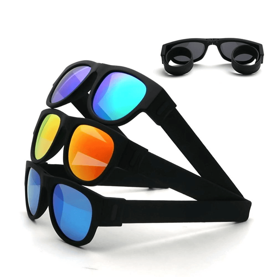 Folding Color Slap Sunglasses - MRSLM