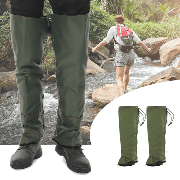 Outdoor Waterproof Leg Protector Shoe Covers anti Bite Snake Gaiter Foot Protector Camping Hiking Climbing - MRSLM