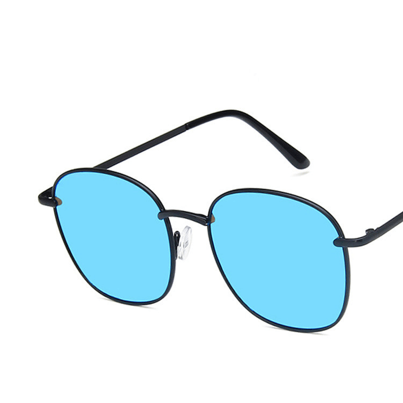 Metal round Frame Sunglasses Personality Fashion Sunglasses Ladies Retro - MRSLM