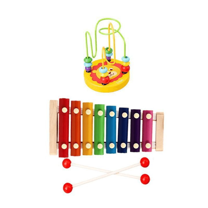 Xylophone Children Eight Tone Small Hand Knocking on the Piano - MRSLM