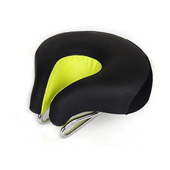 BIKINGHT PU Bicycle Saddle Reflective Strip Thickened Soft Saddle Bike Mountain Bike Seat Cushion for Outdoor Sports - MRSLM