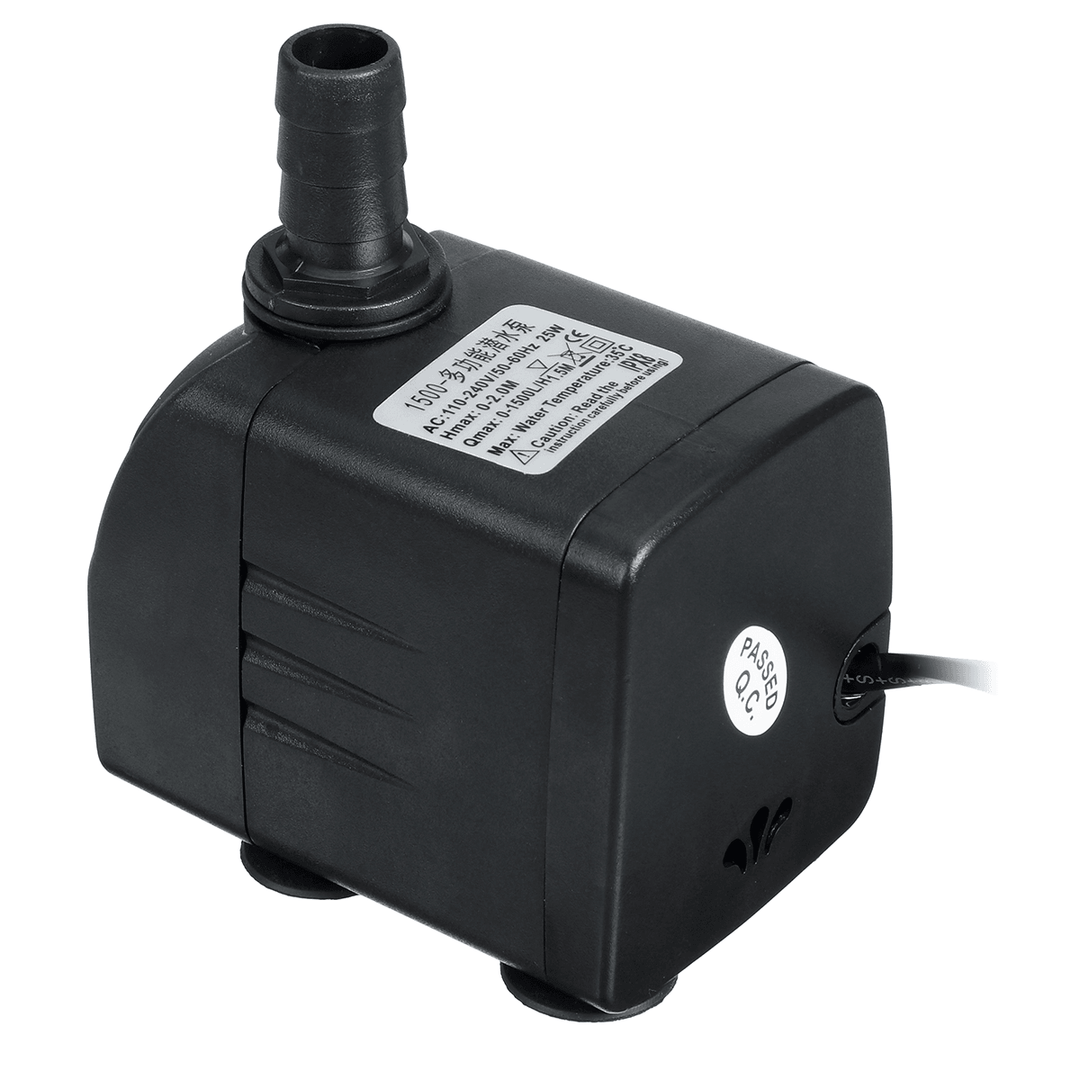 110-240V 25W Aquarium Submersible Water Pump - MRSLM