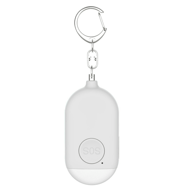 120Db Personal Alarm Portable Waterproof USB Rechargeable SOS Alert Safety Night Work Flashing Light Safety Siren - MRSLM