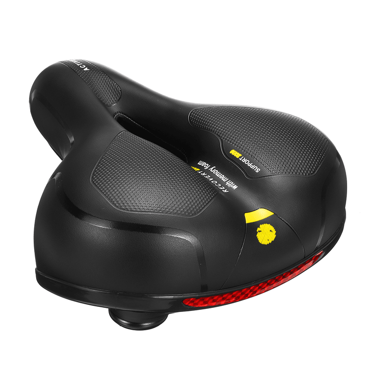 Extra Wide Breathable Comfy Cushioned Universal Bike Seat Waterproof Damping Bicycle Soft Padded Saddle - MRSLM